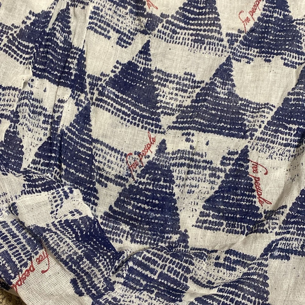 Free People | Reusable‎ Bag Muslin Graphic Print Hobo One Strap - Picture 4 of 7